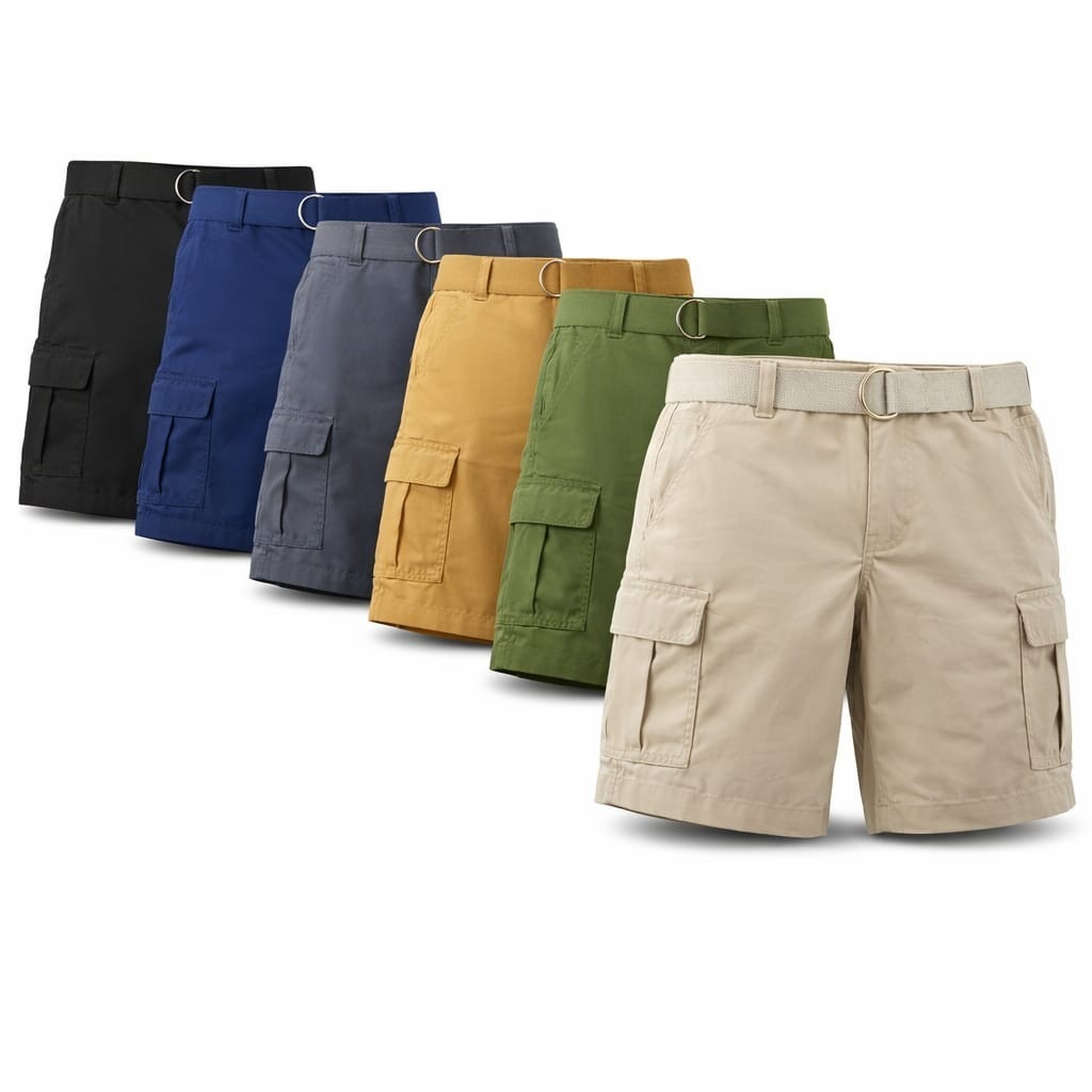 cargo shorts — multi color set
