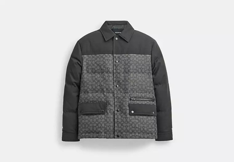 Coach jacket — quilted monogram
