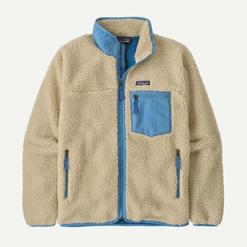 Fleece jacket — cream blue Patagonia