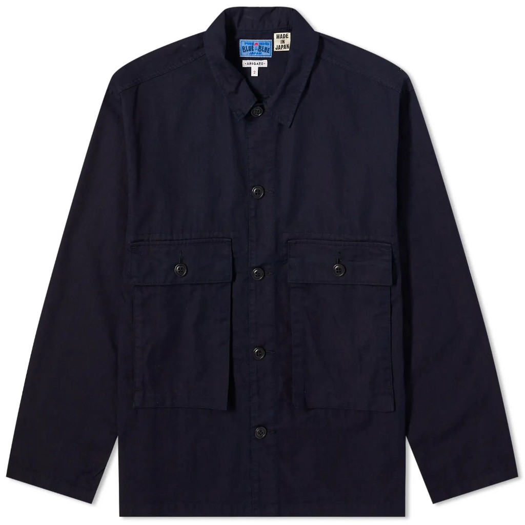 Overshirt — navy utility