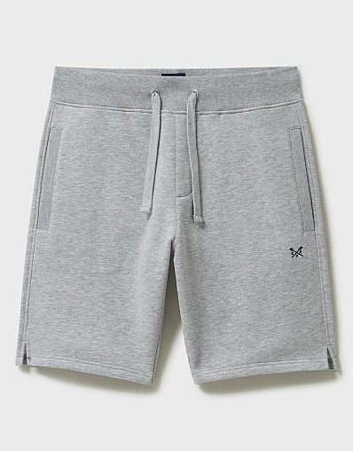 sweat shorts — light grey marle
