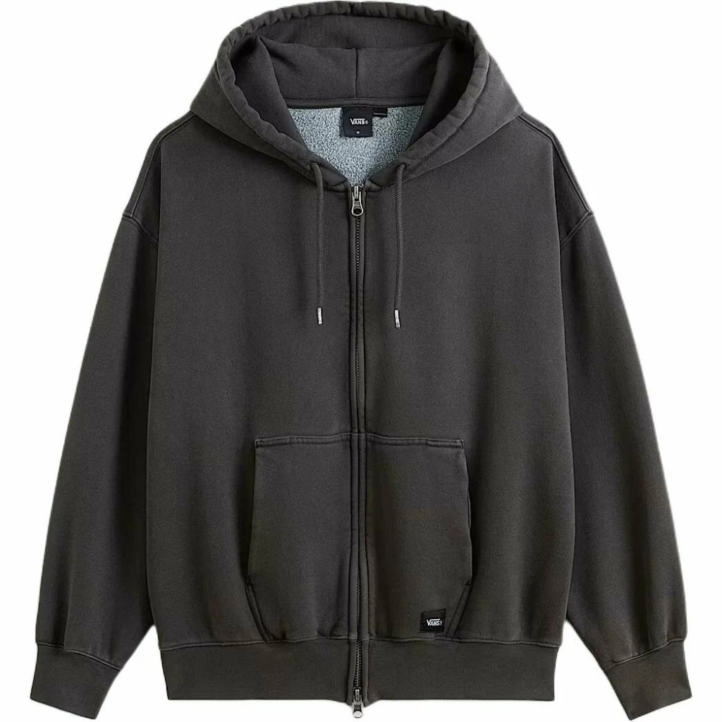 Zip-Up Hoodie — charcoal grey